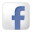 social facebook box white icon